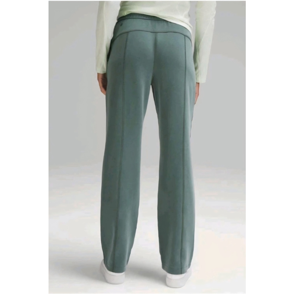Lululemon Softstreme High-Rise Pant Green Pants Dark Forest Size 12 - Picture 2 of 10